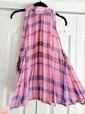 Pink Plaid Swing Tank